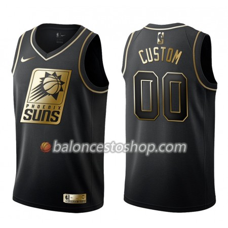 Camiseta Hombre NBA Phoenix Suns Personalizadas Nike Negro Golden Edition Swingman